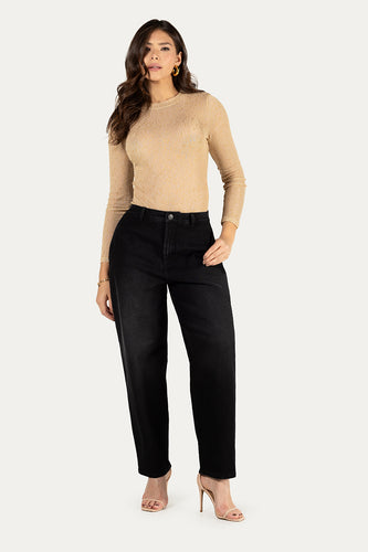 Jean Baggy Denim Oversize Negro Marca Trucco´s - 5