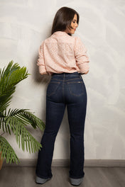 Jean Semicampana Azul Oscuro Marca Trucco´s