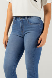Jean Skinny Cintura Alta Push-Up Silueta Ajustada Marca Trucco´s
