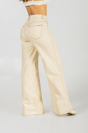 Jean Wide Leg Tiro Alto Corte Ancho Denim Premium Marca Trucco´s