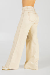 Jean Wide Leg Tiro Alto Corte Ancho Denim Premium Marca Trucco´s