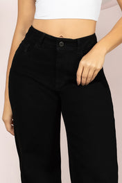 Jean Wide Leg Tiro Alto Denim Mujer Marca Trucco´s