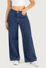 Jean Wide Leg Cintura Alta Denim Premium Azul oscuro Marca Trucco´s