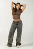 Jean Wide Leg Tiro Alto Casual Chic Marca Trucco´s
