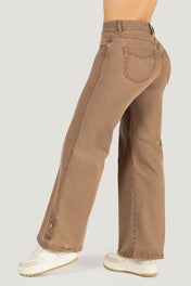 Jean Wide Leg Tiro Alto Corte Ancho y Chic Marca Trucco´s