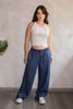 Jean Wide Leg Azul Medio con Cintura Elástica Marca Trucco´s