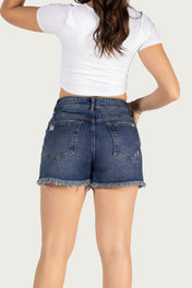 Short Tiro Alto Paper Bag en Lino Natural Marca Trucco´s