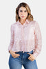 Blusa Manga Corta en Liocel y Nailon Marca Trucco's