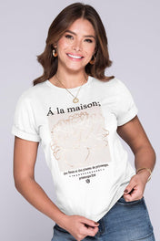 Camiseta Básica Estampada Manga Corta con Doblez Marca Trucco´s