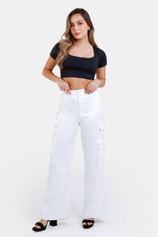 Pantalón Cargo en Poliester y Elastano Marca Trucco's