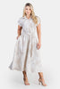 Vestido Midi en Rayón, Poliéster y Lino Marca Trucco's
