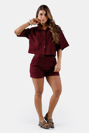 Set Short 2 Piezas en Algodon y Elastano Marca Trucco's