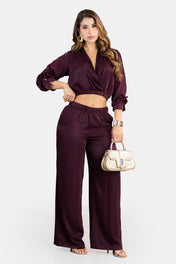 Set Pantalón 2 Piezas en Rayón y Poliéster Marca Trucco's