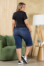 Bermuda Tiro Alto Marca Trucco's Plus Size