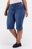 Bermuda Tiro Alto Plus Size en Algodón, Poliester y Elastano Marca Trucco's Plus Size