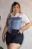 Camisa Manga Casual Denim Marca Trucco´s Plus Size