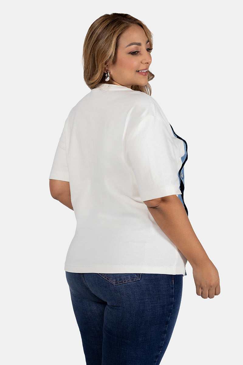 Camiseta Básica  Marca Trucco's Plus Size