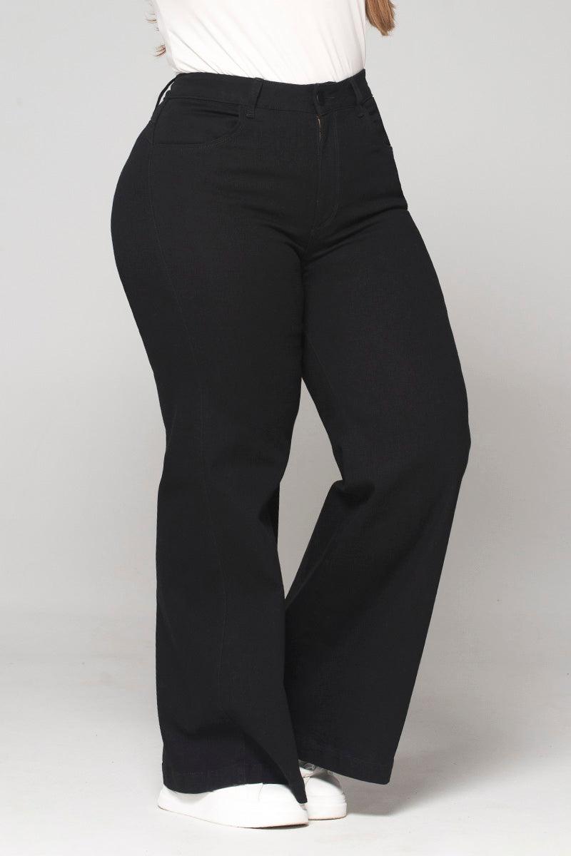 Jean Palazzo Tiro Alto Marca Trucco´s Plus Size