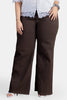 Jean Wide Leg en Algodón y Elastano Marca Trucco's Plus Size