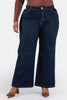 Jean Wide Leg Plus Size en Algodón, Poliester, Elastano y Rayon Marca Trucco's