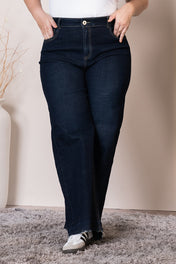 Jean Wide Leg Tiro Alto Marca Trucco´s Plus Size