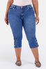 Jean Tipo Capri en Algodón, Poliester, Elastano y Rayon Marca Trucco's Plus Size