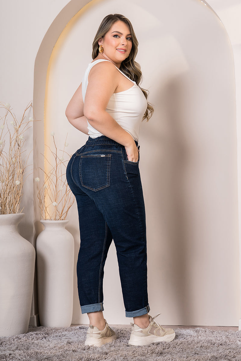 Jogger Clásico Tiro Alto Marca Trucco´s Plus Size
