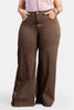 Pantalón Wide Leg en Poliéster Marca Trucco's Plus Size