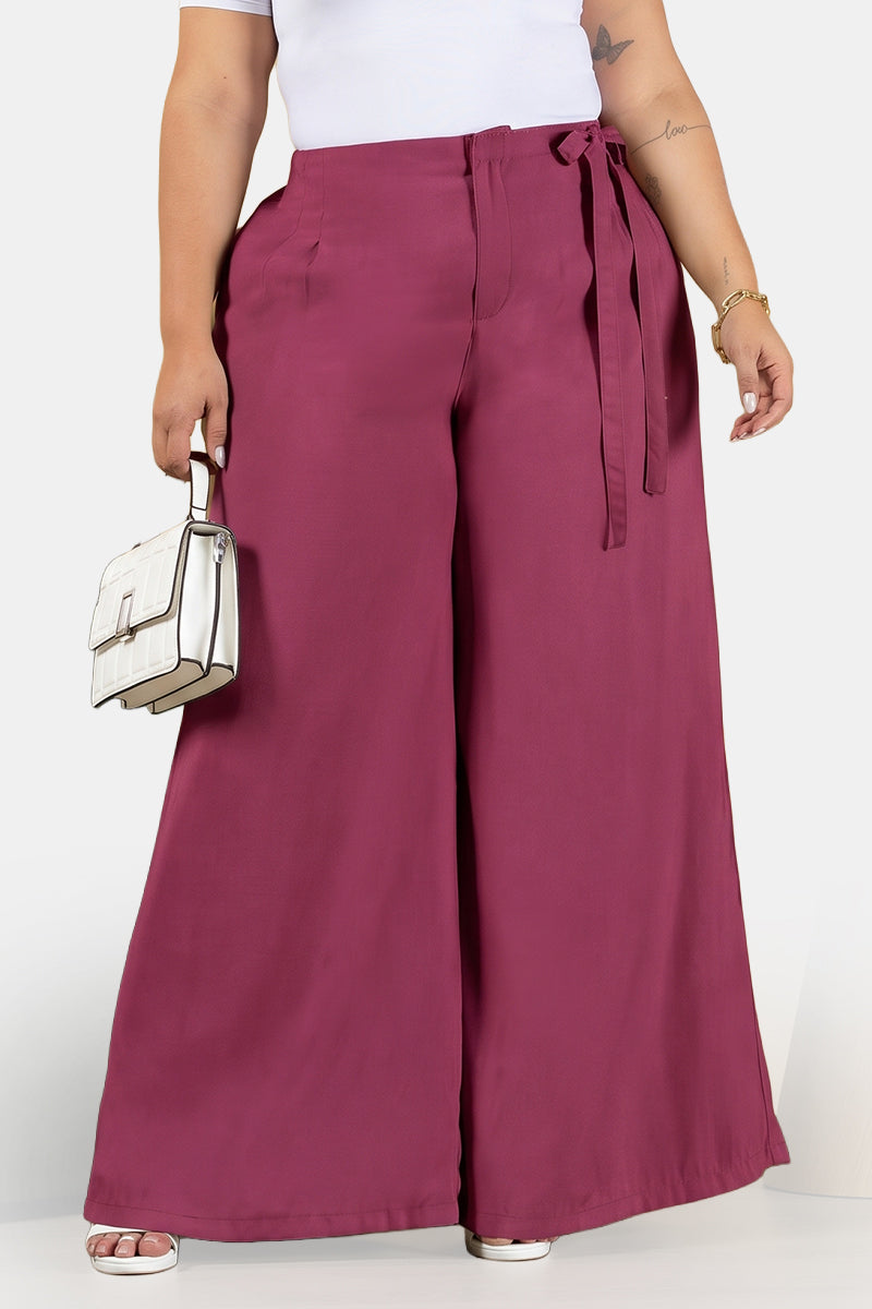 Pantalón Wide Leg Marca Trucco's Plus Size