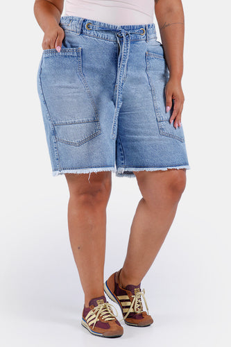 Short Tiro Alto Plus Size en Algodón Marca Trucco's Plus Size - 1