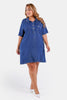 Vestido Corto Plus Size en Liocel, Rayon y Poliester Marca Trucco's