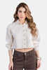 Chaqueta Corta en Algodón y Elastano Marca Trucco's
