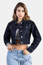 Chaqueta Corta en Algodón, Poliéster, Nailon, Viscosa y Elastano Marca Trucco's