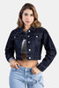 Chaqueta Corta en Algodón, Poliéster, Nailon, Viscosa y Elastano Marca Trucco's