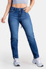 Jean Mom Fit en Algodón, Poliéster y Elastano Marca Trucco's