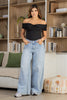 Jean Wide Leg Tiro Alto Silueta Amplia Marca Trucco´s