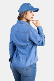 Blusa Manga Larga en Liocel Marca Trucco's