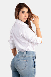 Body Manga Larga en Algodón y Elastano Marca Trucco's
