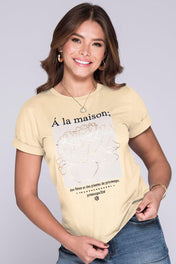 Camiseta Básica Estampada Manga Corta con Doblez Marca Trucco´s