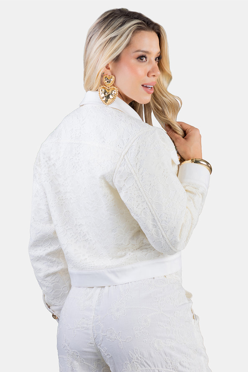 Chaqueta Manga Larga en Poliamida y Elastano Marca Trucco's
