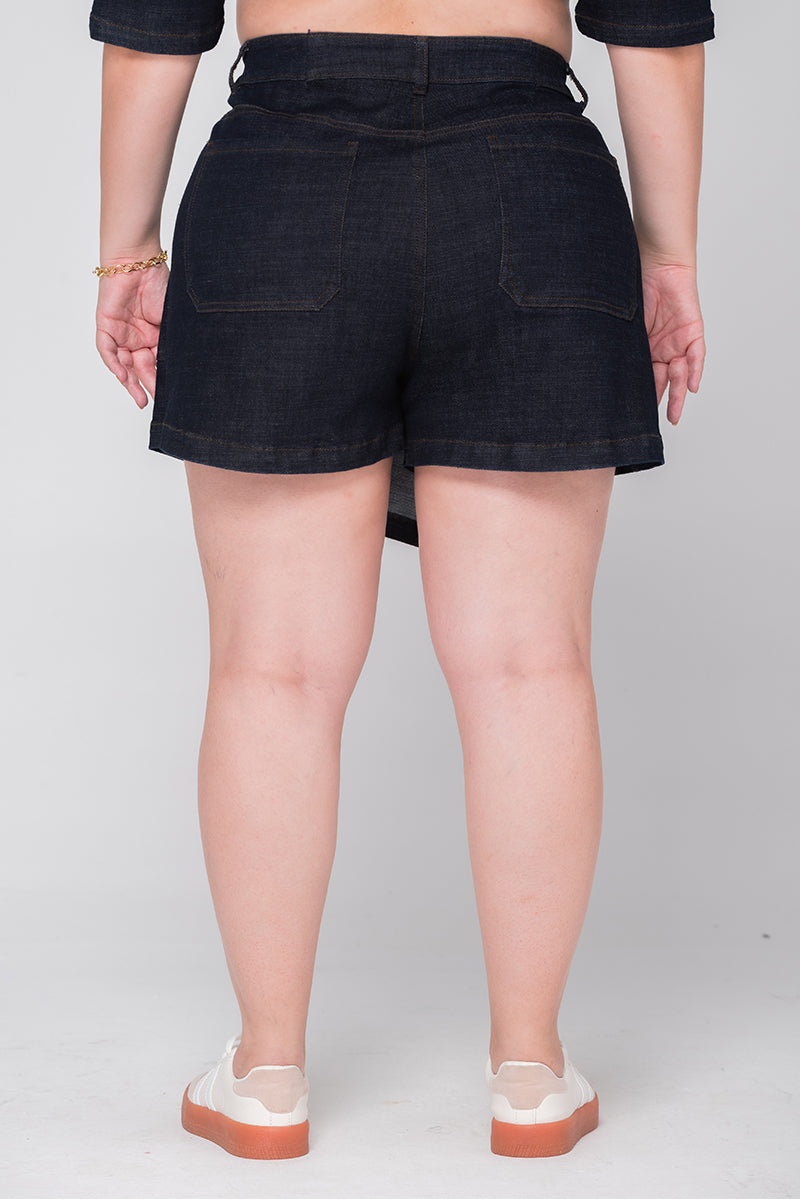 Falda Short Tiro Alto Asimétrica marca Trucco´s Plus Size