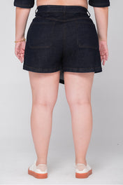 Falda Short Tiro Alto Asimétrica marca Trucco´s Plus Size