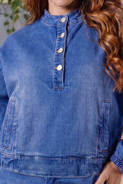 Chaqueta Bomber en Algodón, Poliéster y Elastano Marca Trucco's