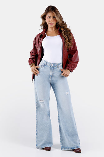 Jean Wide Leg en Algodón Marca Trucco's - 6