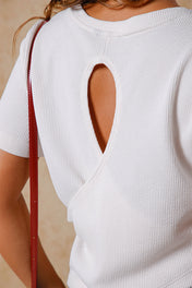 Blusa Manga Corta en Poliester y Elastano Marca Trucco's