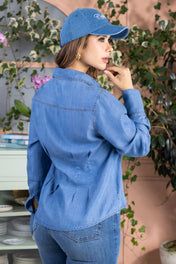 Blusa Manga Larga en Liocel Marca Trucco's