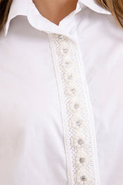 Camisa Manga Larga en Algodón y Elastano Marca Trucco's