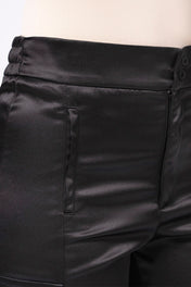 Pantalón Cargo Tiro Alto Bota Recta Pretina Resortada Marca Trucco´s