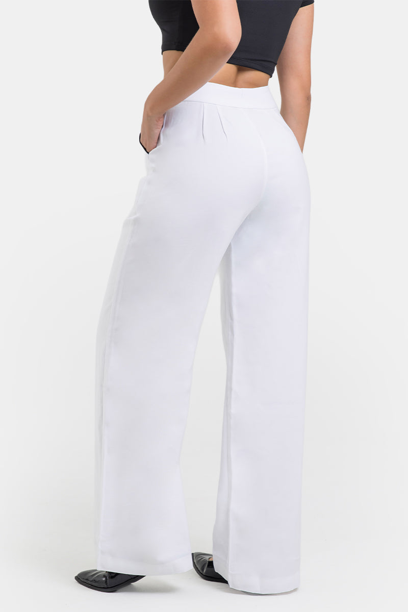 Pantalón Bota Recta en Rayon y Poliester Marca Trucco's