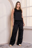 Set 2 Piezas Pantalón Cargo Blusa con Sesgos Laterales Marca Trucco´s